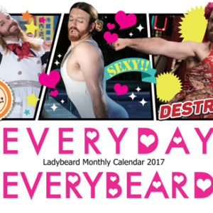 Ladybeard Monthly Calendar 2017 EVERYDAY EVERYBEARD-0